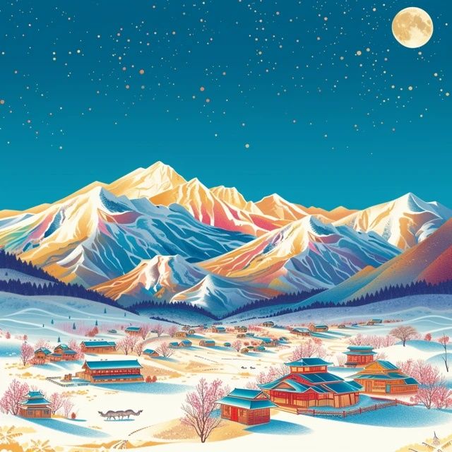 新疆昭蘇恰西四季風光：從綠意盎然到冰雪世界的美景探索之旅