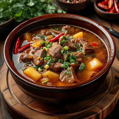 洛寧酸牛肉：河南洛陽一道源自洛寧縣的酸辣美食