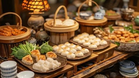 大學飯?zhí)妹朗炒筚p：廣科飯?zhí)帽貒L佳肴