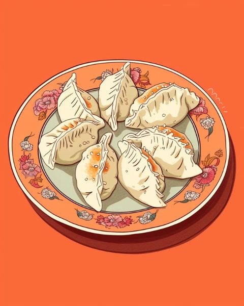 餃子里的巨無霸蓬萊鯖魚餃子和手掌一樣大