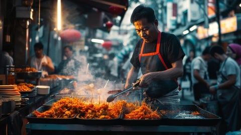 來看看曼谷夜市小攤的美食(來看看曼谷夜市小攤的美食文案)