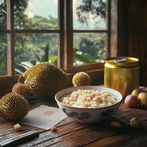秋韻盎然：金黃景色與美味佳肴共譜和諧篇章
