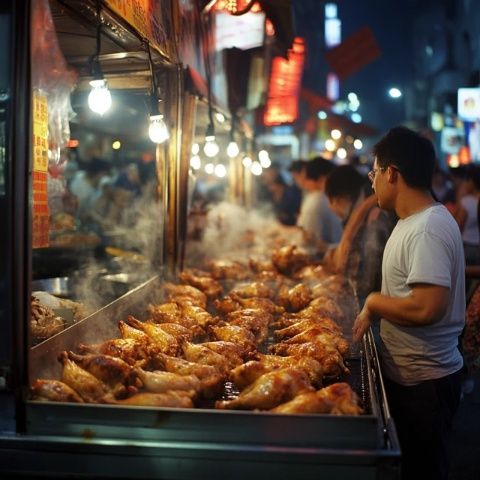玉林特色香肉館夏至日狂售2000斤香肉月入超萬
