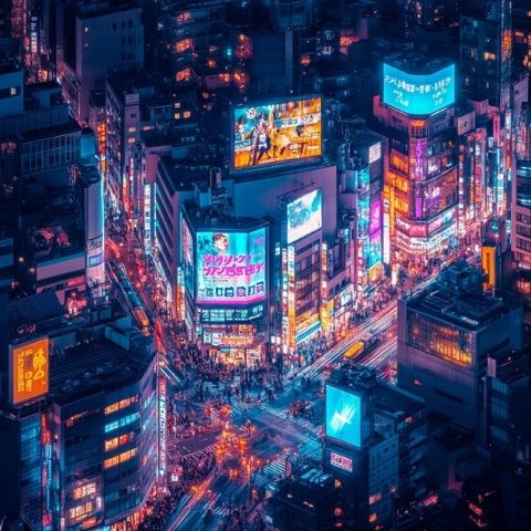 淚奔日本大阪梅田商圈的夜景,真的是讓人一見傾心的地方,想象一下