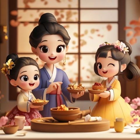 直播教學：瀟瀟大姑姐耐心指導安安小仙女學做餃子，傳承節日團圓文化