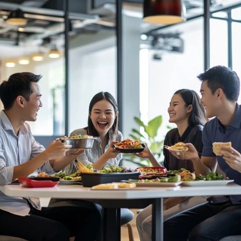 乳山銀灘外事職業大學餐廳午飯攻略:如何避免高峰期擁擠?