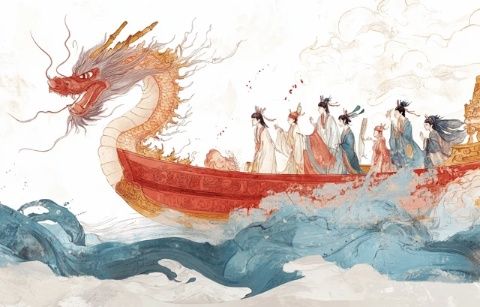 賽龍舟包粽子過端午