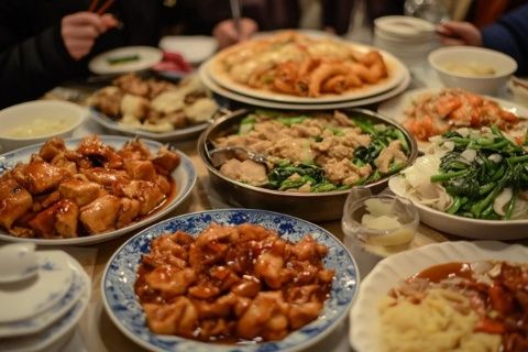 銀川朋友回去前威記做了一頓大餐，他說還是家里吃實在啊！