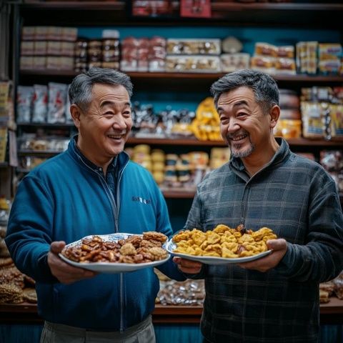 何炅黃磊共烹佳肴