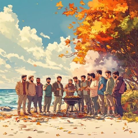 最溫馨的聚會來了！11月3日，于正曬和白鹿合照及聚餐美食，稱我們昨晚吃的菜