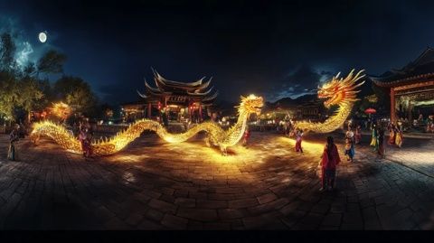 廬山西海旁的不夜城|柘林老鎮(zhèn)非遺美食文創(chuàng)園——品民俗、賞美食之旅