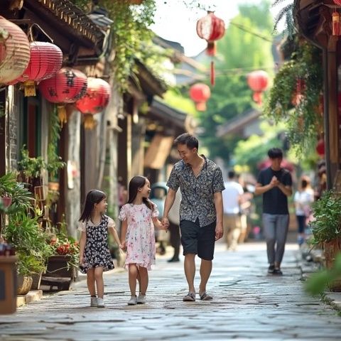 周末逃離電子產(chǎn)品，帶孩子去距廣州僅1小時車程的嘉義莊體驗客家人文