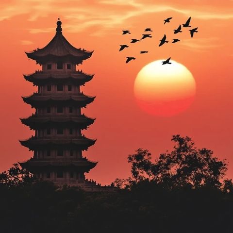 瑞山陀塔成為觀賞日落最佳地點