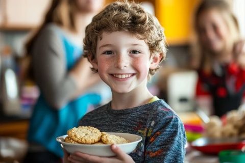 12歲男孩為媽媽烹飪滿桌美食廚藝了得令人贊嘆