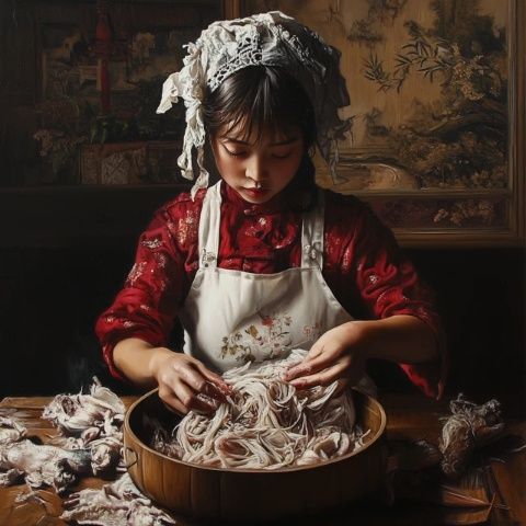 廣西農(nóng)村每逢喜事必做的豬紅美食，你吃過沒？快來看看~