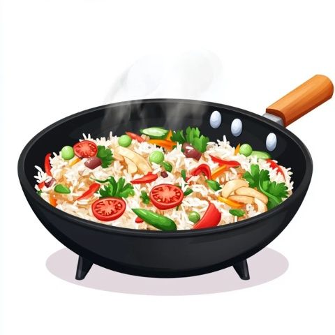 我愛吃的中式炒飯，簡單又美味！
