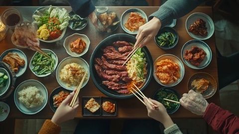 韓劇中的美食大盤點：泡菜、韓國烤肉和石鍋拌飯等。