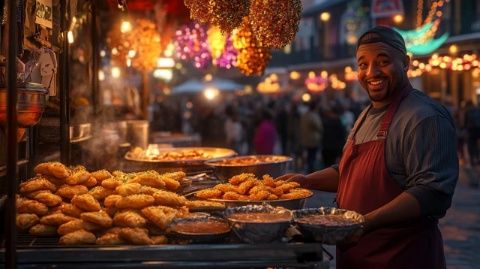 探索呼和浩特：在寬巷子品味網紅美食街的冷夜魅力