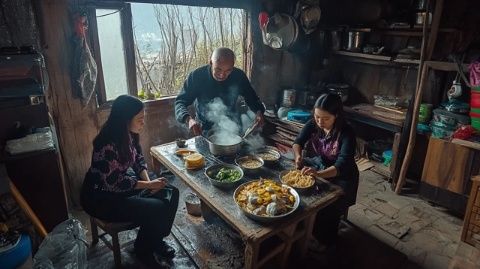 探索南昆山美食之旅：龍門愛琴民宿旁的食道部落，竹筒飯與烤全羊的美味邂逅！
