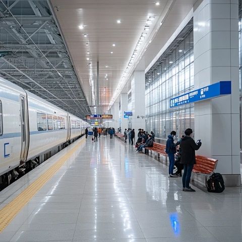 去外地乘高鐵從北京南站出站,朋友說帶你去個好地方
