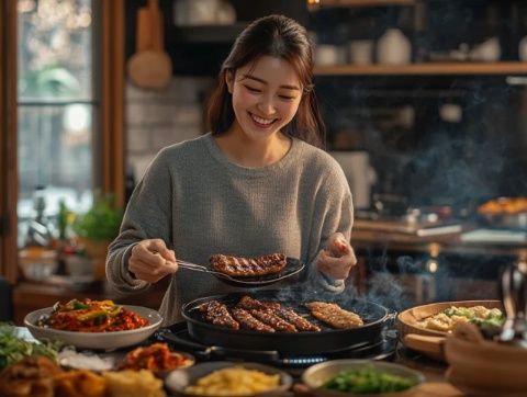起亞車(chē)主體驗(yàn)正宗韓國(guó)美食：辣白菜與韓式烤牛肉制作教學(xué)