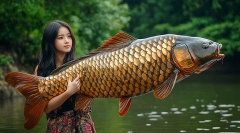 廣西柳州市鹿寨縣江口鄉趕圩體驗：河邊魚與豐富本土農產品的魅力之地