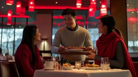 杭州錢(qián)塘江畔的浪漫邂逅在久泰飯店遇見(jiàn)西餐廳,品美味牛排享受法式浪漫