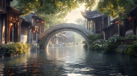 乘搖櫓船游烏鎮,夢回古典江南水鄉