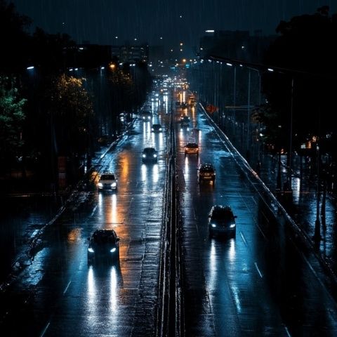 高速公路上突降狂風暴雨,我開著雙閃燈、打起12分精神在高速公路上艱難龜行;那一年,我們和小弟兩家自駕去順德游玩。