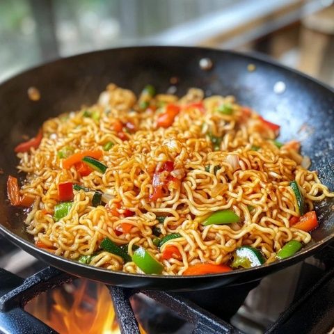 回市場買菜后閑坐，不禁想起了武漢的清晨熱干面