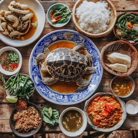 南方地域廣闊，飲食文化豐富多樣，以下是一些常見的南方美食