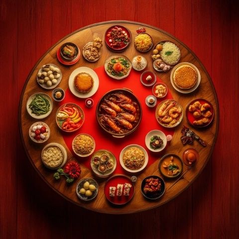 2025年春節(jié)富有寓意的幾款傳統(tǒng)美食美食食物節(jié)日快樂(lè)