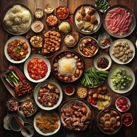 2025年春節富有寓意的幾款傳統美食美食食物節日快樂