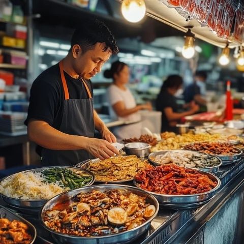 馬來西亞街頭人氣爆棚：瓦雞煲飯與印度煎餅的美味對決