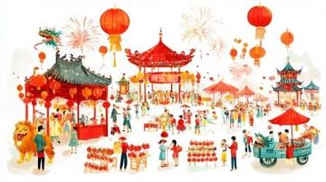 推薦理由春節(jié)廟會是中國人一項古老的傳統(tǒng)民俗文化活動，發(fā)展至今已有上千年的歷史