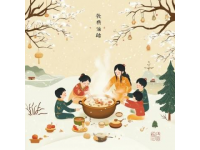 臘八節喝粥迎新歲，臘梅香里話團圓