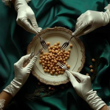 金黃誘人：一張讓人向往美好生活的美食照片