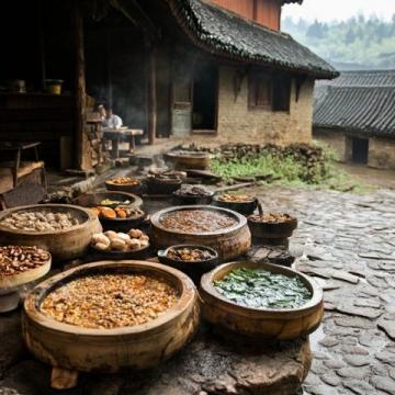 細(xì)雨清涼好日子，做了一桌邳州老三樣