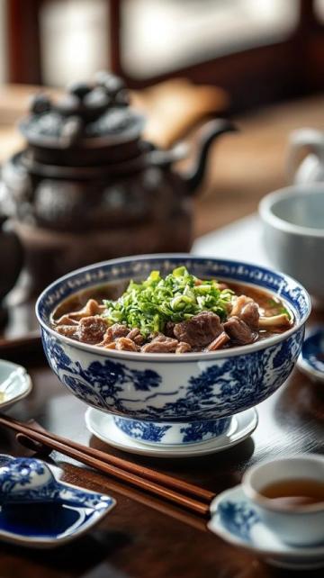 古城味覺傳奇：神木羊雜碎與鹵肉夾干酪的美食故事