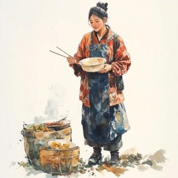 義馬千秋村一大媽清蒸無花果，果子好吃湯更甜，味道讓人懷念