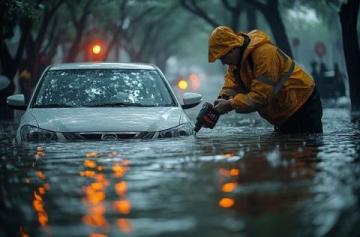 臺風暹芭過境濟南尾聲 雨水充沛雨勢平緩
