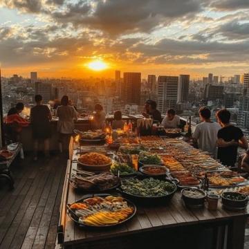 大阪必游！Harukas300高空展望臺：360°全景賞遍關西美景，美食盛宴等你來享！