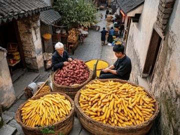 潮汕這片充滿文化底蘊的土地，孕育了無數令人垂涎的美食，其中甘筒果又稱馬鈴薯果