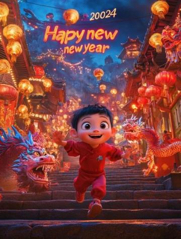 小狼和金寶的新年冒險