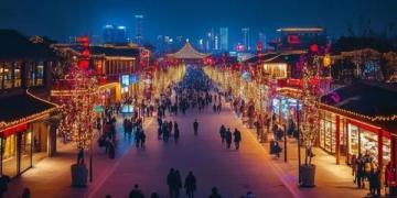 包頭金街"：重煥生機的北梁核心文化商業步行街——探索老城新韻的璀璨夜游體驗
