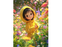 春天里孩子的童心與你相伴