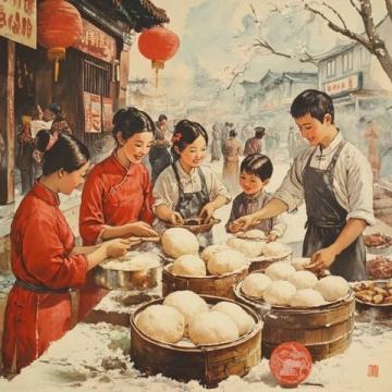 湖北春節獨特習俗大揭秘：打糍粑、唱皮影戲、劃龍舟、吃熱干面、貼門神等