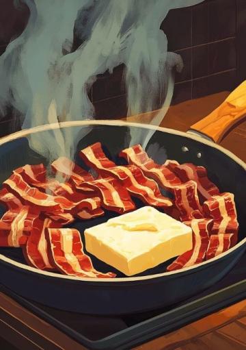 多時段美味：餅子與臘肉的經典炒法