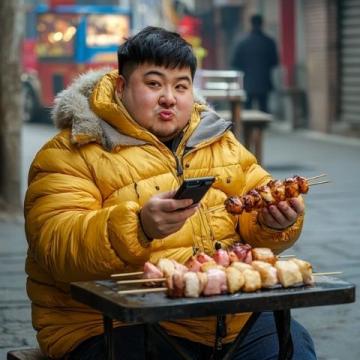 黑龍江夜市驚現(xiàn)創(chuàng)意小吃：辣味與瓜子的奇妙結(jié)合