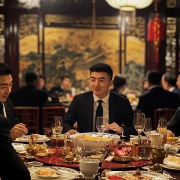 法國富商小李子一行人在餐廳用餐,總共消耗了五萬多歐元。
